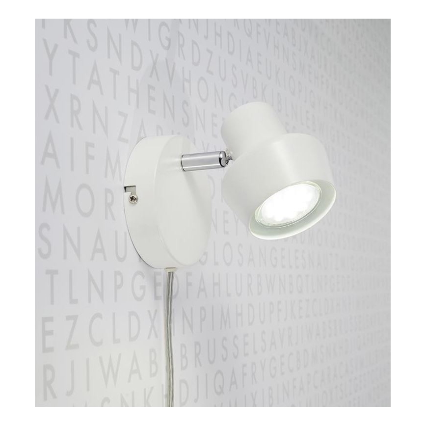 Markslöjd 106083 - seinälamppu URN 1xGU10/35W/230V valkoinen