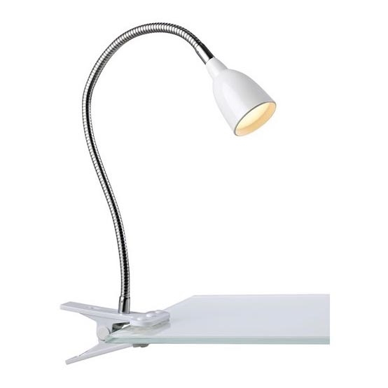 Markslöjd 106091 - LED-pöytälamppu pidikkeellä TULIP LED/3W/230V valkoinen