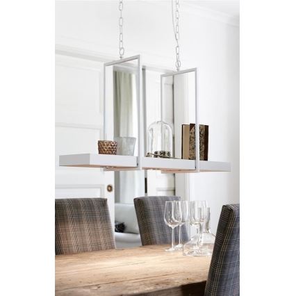 Markslöjd 106124 - Himmennettävä LED-kattokruunu ketjussa TRAY 3xLED/3W/230V valkoinen