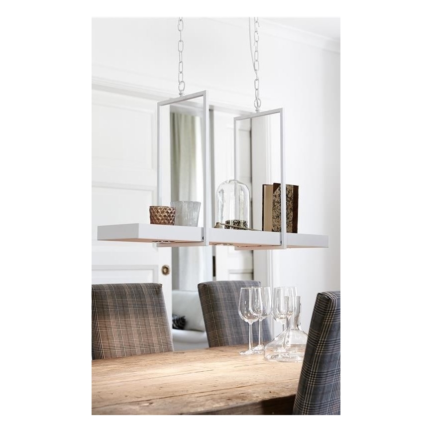 Markslöjd 106124 - Himmennettävä LED-kattokruunu ketjussa TRAY 3xLED/3W/230V valkoinen