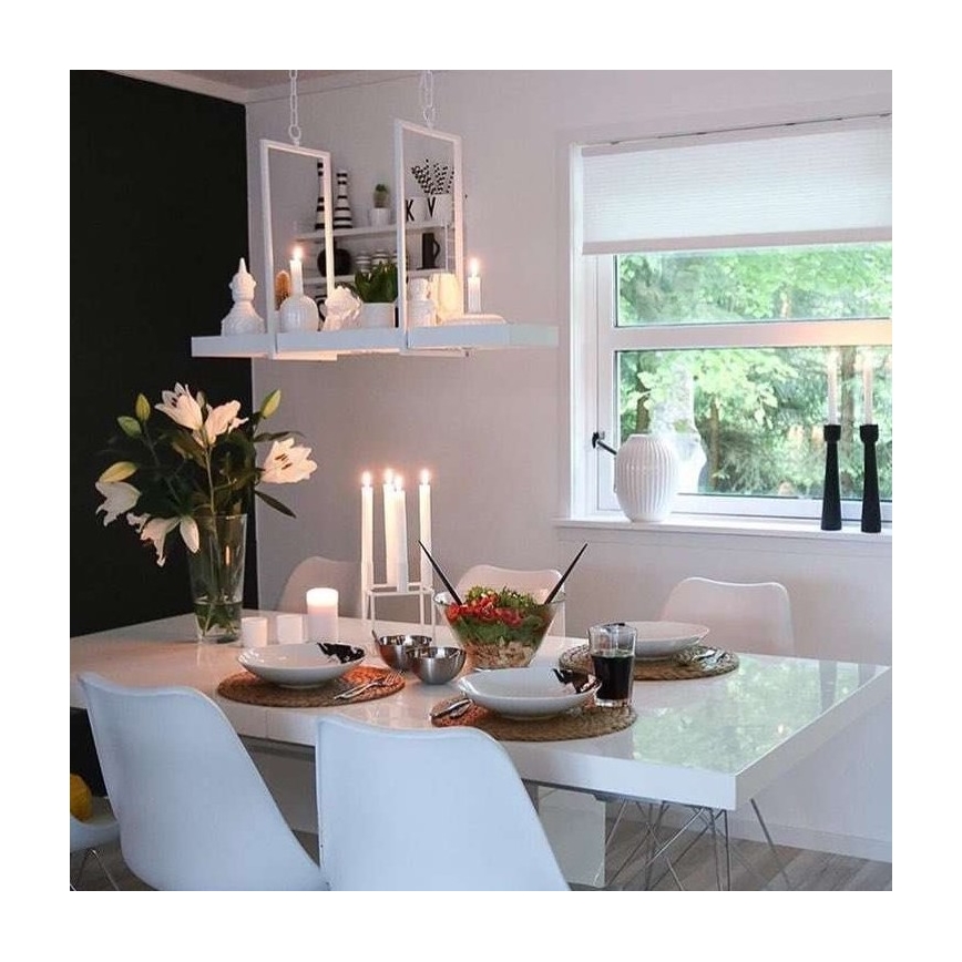 Markslöjd 106124 - Himmennettävä LED-kattokruunu ketjussa TRAY 3xLED/3W/230V valkoinen