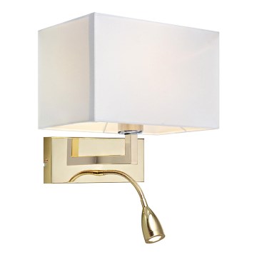 Markslöjd 106308 - LED-seinävalaisin SAVOY LED/3W+E27/60W/230V