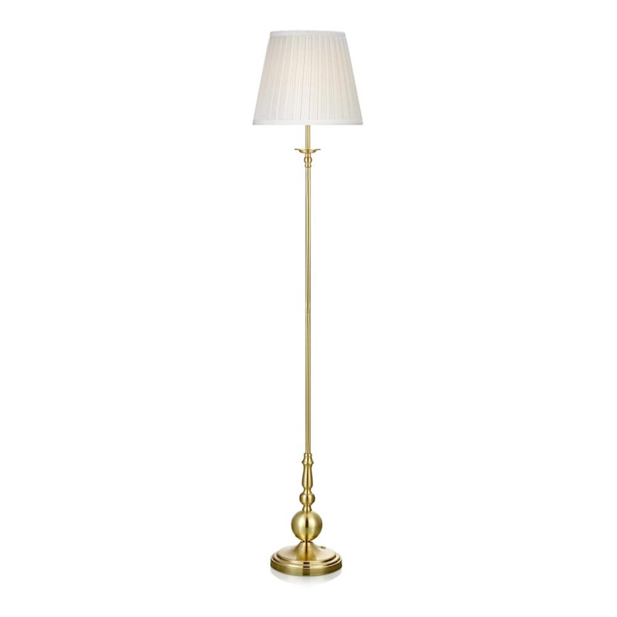 Markslöjd 106322 - Lattialamppu IMPERIA 1xE27/60W/230V messinki