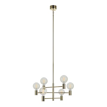 Markslöjd 106418 - Riippukattokruunu CAPITAL 6xE27/60W/230V messinki