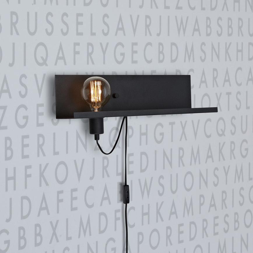 Markslöjd 106482 - himmennettävä seinävalaisin USB MULTI 1xE27 / 60W / 230V