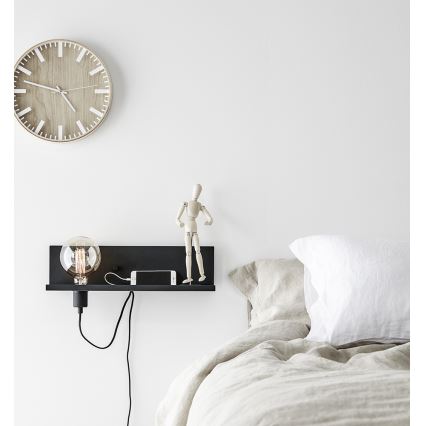 Markslöjd 106482 - himmennettävä seinävalaisin USB MULTI 1xE27 / 60W / 230V