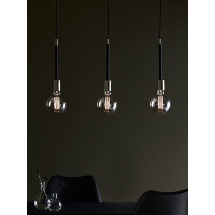 Markslöjd 106708 - Kattokruunu narulla SEDLO 3xE27/60W/230V
