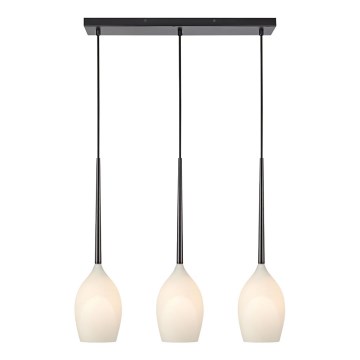 Markslöjd 106808 - Kattokruunu narulla SALUTE 3xE14/40W/230V