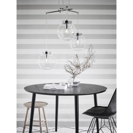 Markslöjd 107015 - Kattokruunu narulla SICILY 3xE14/40W/230V