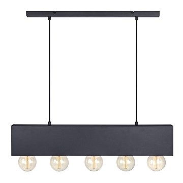 Markslöjd 107037 - Kattokruunu narulla COUTURE 5xE27/40W/230V