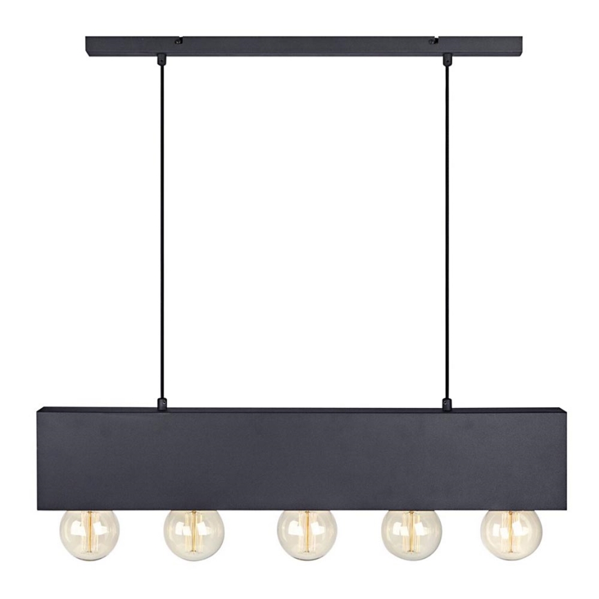 Markslöjd 107037 - Kattokruunu narulla COUTURE 5xE27/40W/230V