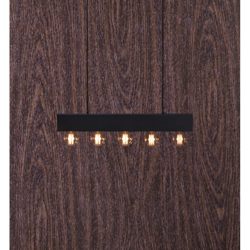 Markslöjd 107037 - Kattokruunu narulla COUTURE 5xE27/40W/230V