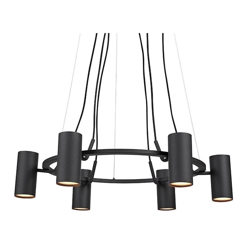 Markslöjd 107357 - Kattokruunu narulla PORTO 6xGU10/12W/230V