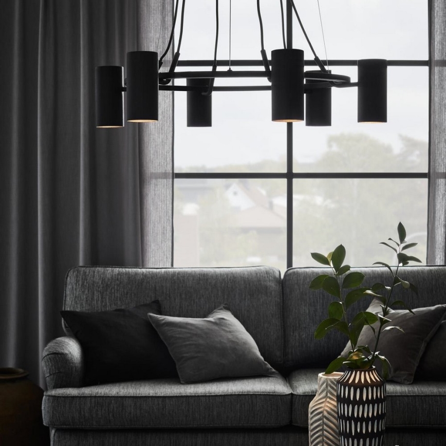 Markslöjd 107357 - Kattokruunu narulla PORTO 6xGU10/12W/230V