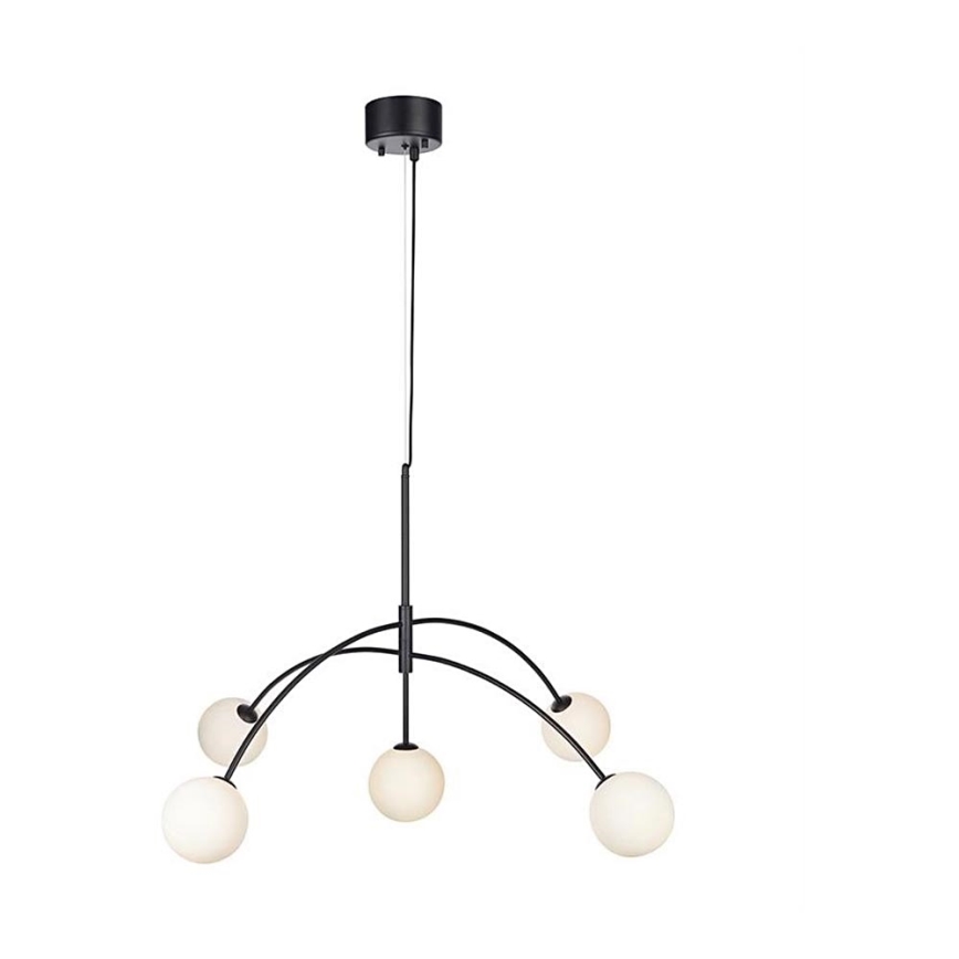 Markslöjd 107560 - Kattokruunu narulla HEAVEN 5xG9/28W/230V