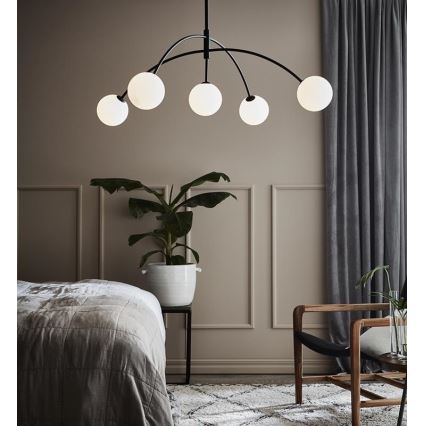 Markslöjd 107560 - Kattokruunu narulla HEAVEN 5xG9/28W/230V