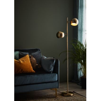 Markslöjd 107742 - Lattialamppu EDGAR 2xE14/40W/230V