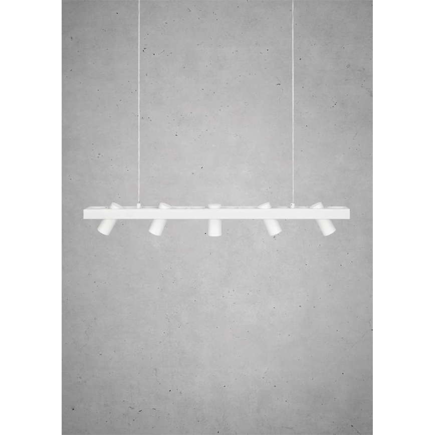 Markslöjd 107783 - Kattokruunu narulla TORINO 5xGU10/7W/230V