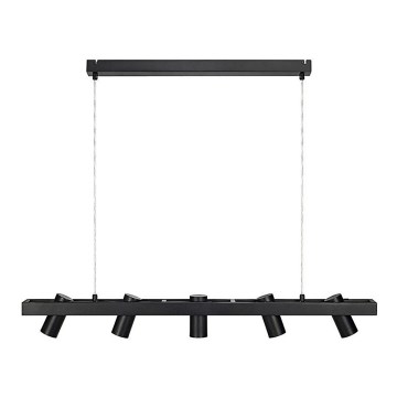 Markslöjd 107784 - Kattokruunu narulla TORINO 5xGU10/7W/230V