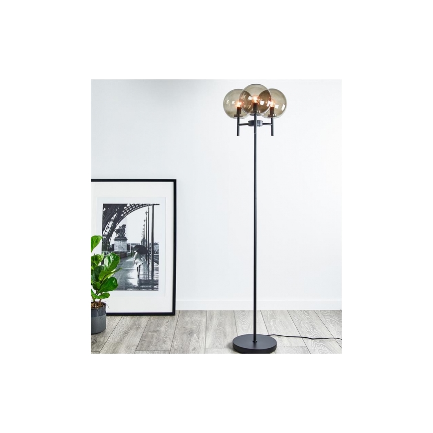 Markslöjd 107947 - Lattialamppu CROWN 3xE14/20W/230V