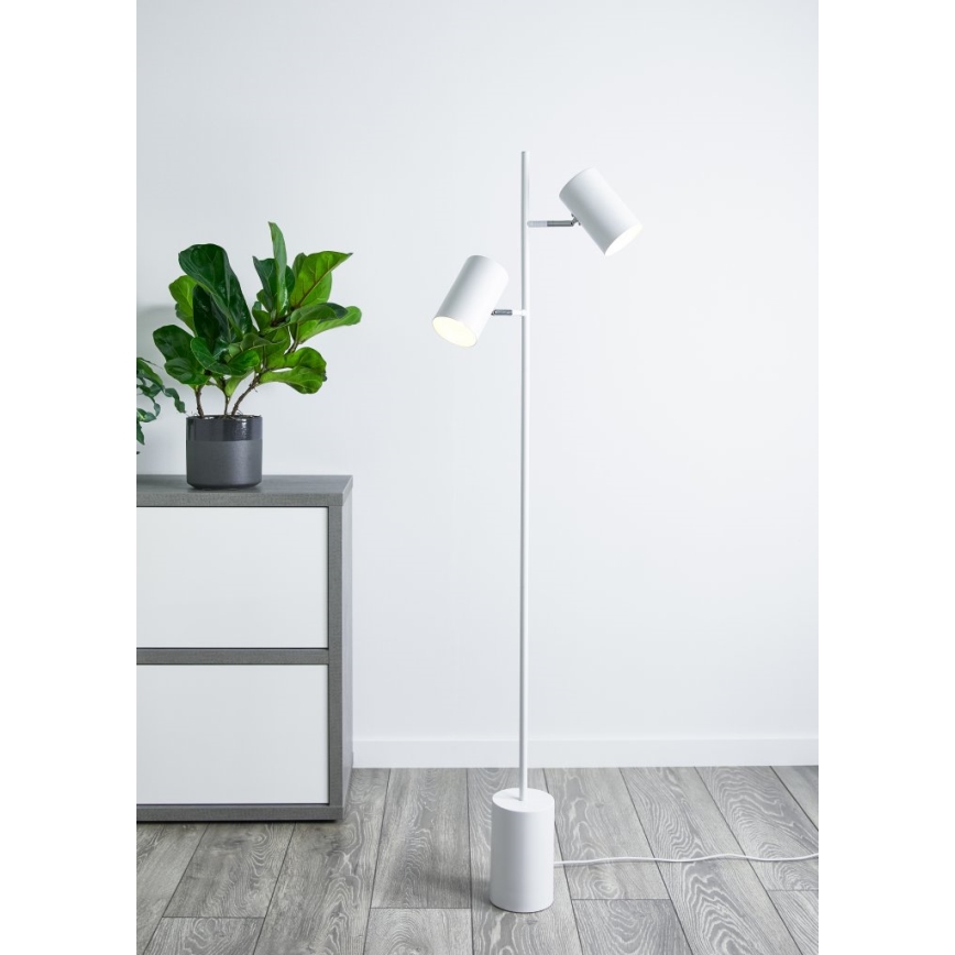 Markslöjd 107948 - Lattialamppu TWIN 2xE14/40W/230V