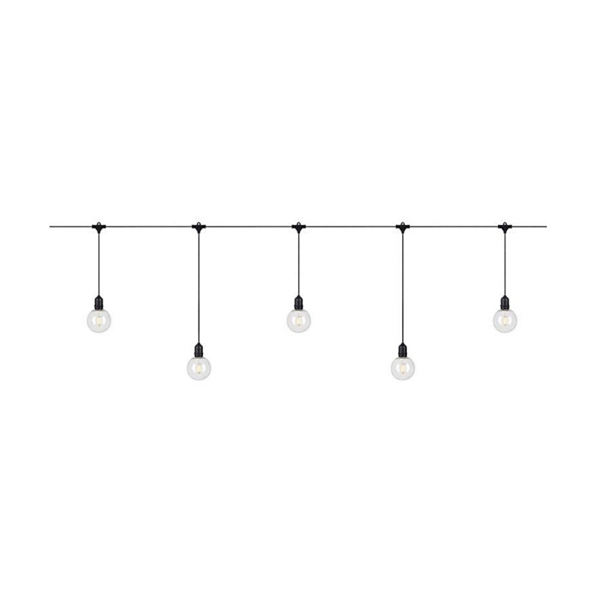 Markslöjd 108021 - LED-ulkoketju GARDEN24 START 7,5m 10xLED / 2,9W / 230V IP44
