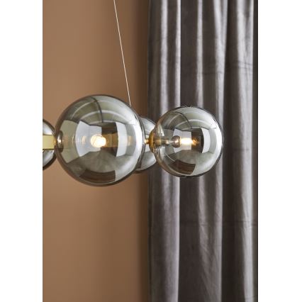 Markslöjd 108050 - Kattokruunu johdossa CIRCLE 6xG9/20W/230V kulta