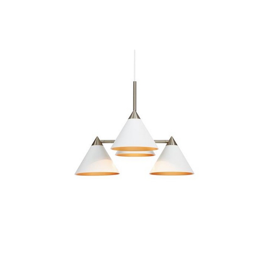 Markslöjd 108077 - Kattokruunu narulla KLINT 4xE14/40W/230V valkoinen