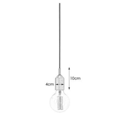 Markslöjd 108098 - Kattokruunu narulla BRONX 1xE27 / 60W / 230V pronssi
