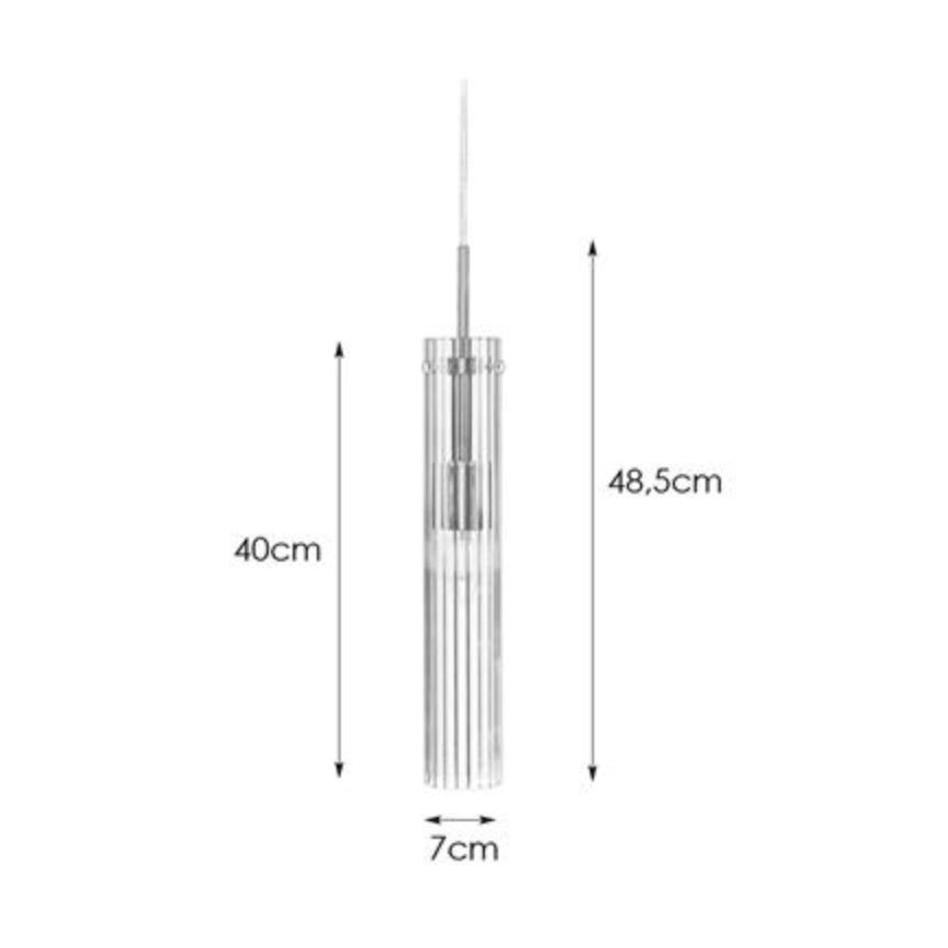 Markslöjd 108112 - Kattokruunu narulla TUBO 1xE14 / 40W / 230V