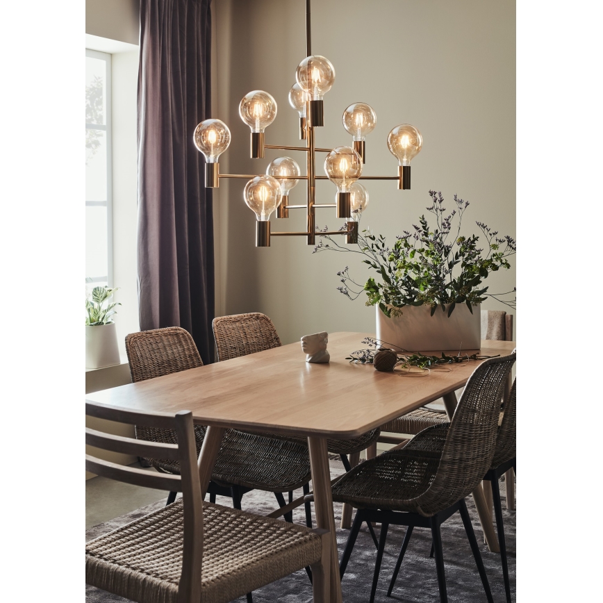Markslöjd 108117 - Riippukattokruunu PARIS 10xE27/60W/230V kultainen