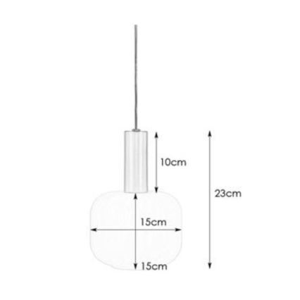 Markslöjd 108122 - Kattokruunu narulla SOBER 1xE14 / 40W / 230V mattakromi