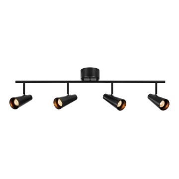 Markslöjd 108202 - Kohdevalo CREST 4xGU10/7W/230V musta