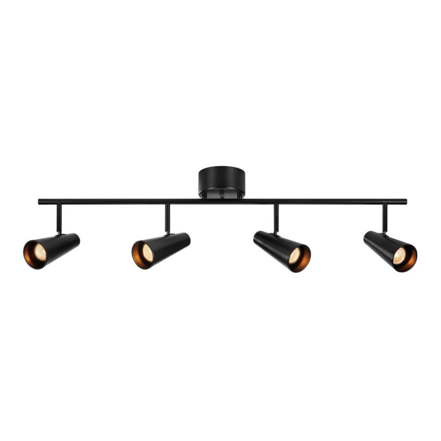 Markslöjd 108202 - Kohdevalo CREST 4xGU10/7W/230V musta