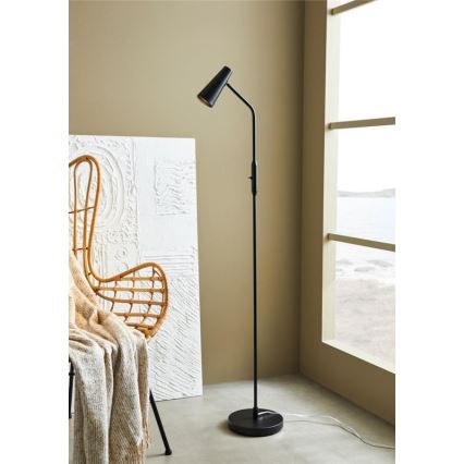 Markslöjd 108206 - Lattialamppu CREST 1xGU10/7W/230V musta