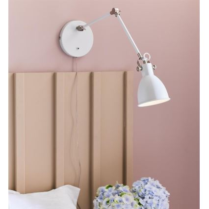 Markslöjd 108249 - Seinävalaisin HOUSE 1xE14/40W/230V valkoinen
