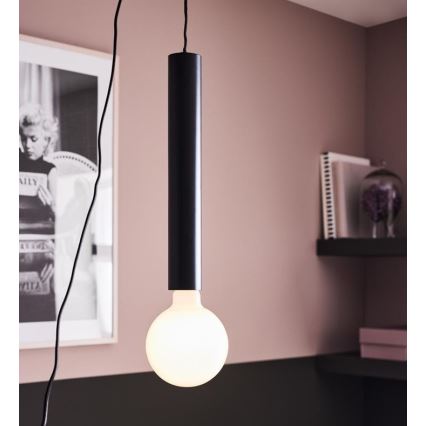 Markslöjd 108260 - Kattokruunu johdossa SENCILLO 1xE27/40W/230V musta
