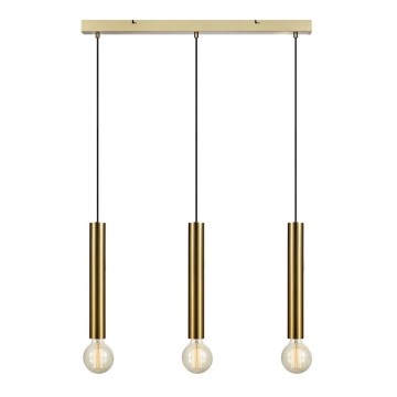 Markslöjd 108261 - Kattokruunu johdossa SENCILLO 3xE27/40W/230V kulta