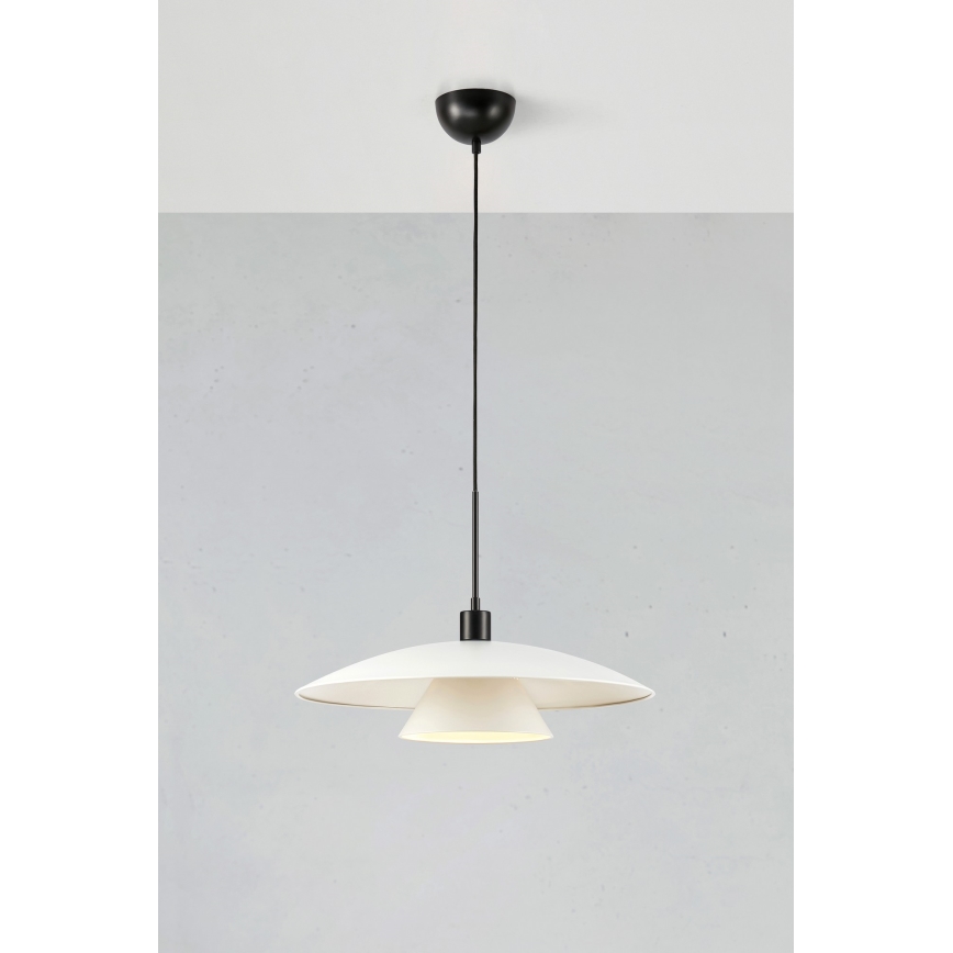 Markslöjd 108430 - Kattokruunu johdossa MILLINGE 1xE27/40W/230V valkoinen