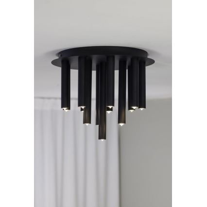 Markslöjd 108505 - Kattovalo GOCCE 13xG9/10W/230V musta