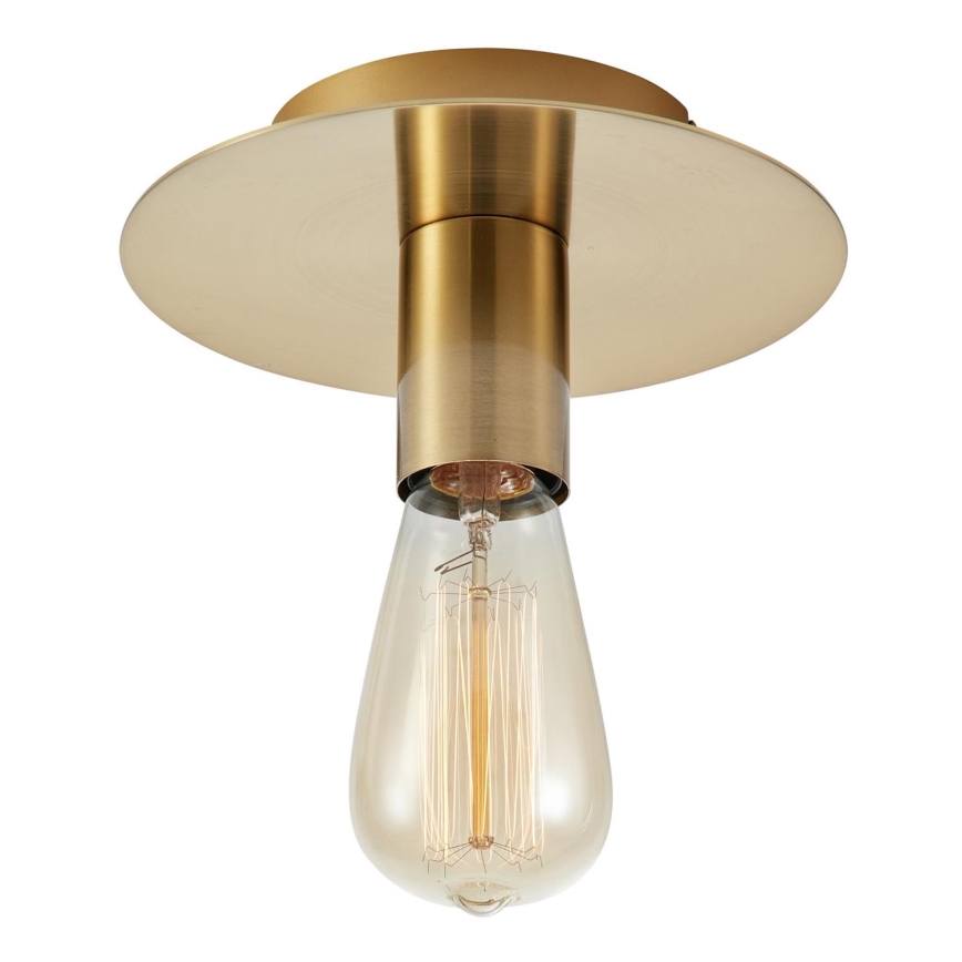 Markslöjd 108541 - Kattovalo PIATTO 1xE27/40W/230V kulta