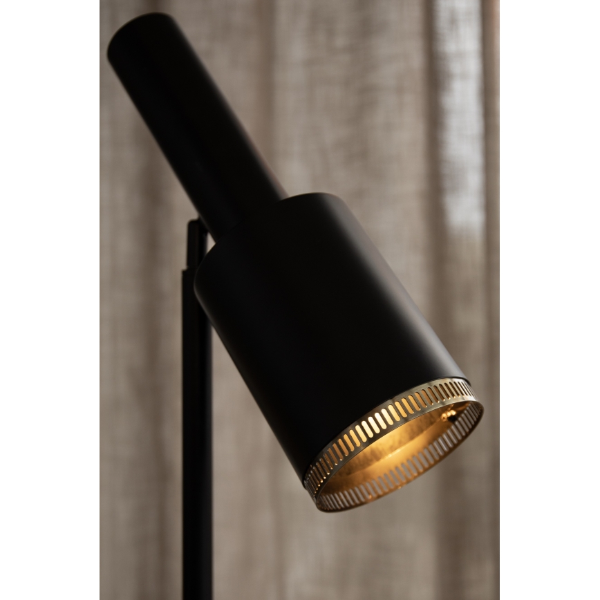 Markslöjd 108542 - Lattialamppu OZZY 1xE27/40W/230V musta