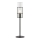 Markslöjd 108555 - Pöytävalaisin TUBO 1xE14/40W/230V 50 cm musta/clear