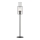 Markslöjd 108556 - Pöytävalaisin TUBO 1xE14/40W/230V 65 cm musta/clear
