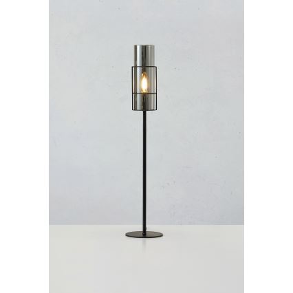 Markslöjd 108560 - Pöytävalaisin TORCIA 1xE14/40W/230V 65 cm musta