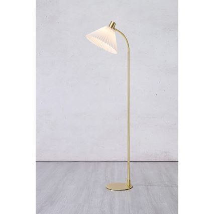 Markslöjd 108569 - Lattialamppu MIRA 1xE27/40W/230V kulta