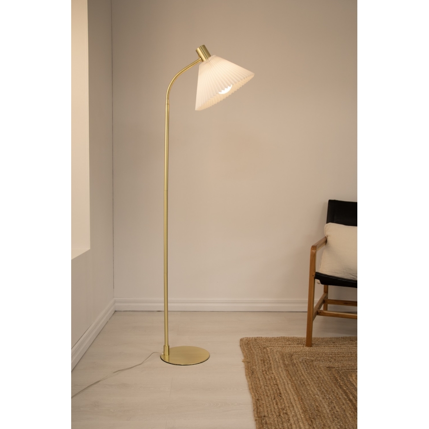 Markslöjd 108569 - Lattialamppu MIRA 1xE27/40W/230V kulta