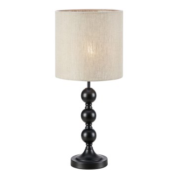 Markslöjd 108575 - Pöytävalaisin OCTO 1xE27/40W/230V beige/musta
