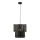 Markslöjd 108581 - Kattokruunu johdossa VIENTO 1xE27/40W/230V musta