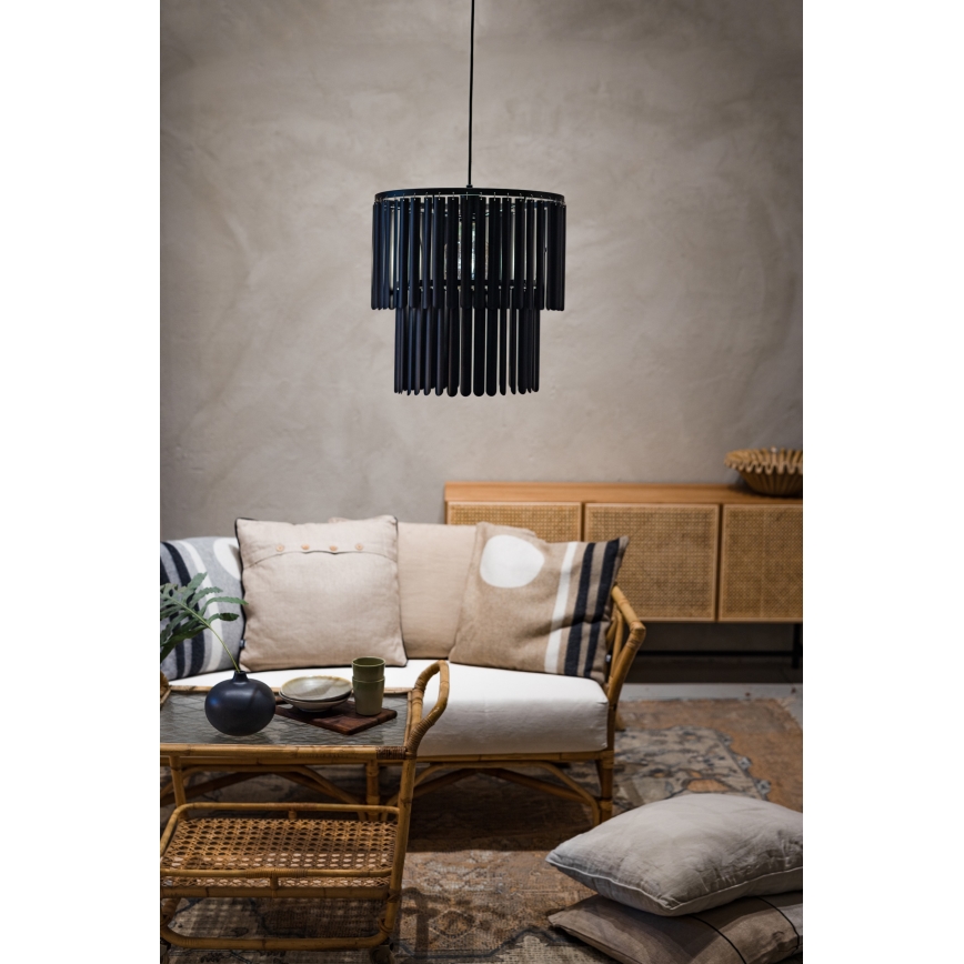 Markslöjd 108581 - Kattokruunu johdossa VIENTO 1xE27/40W/230V musta